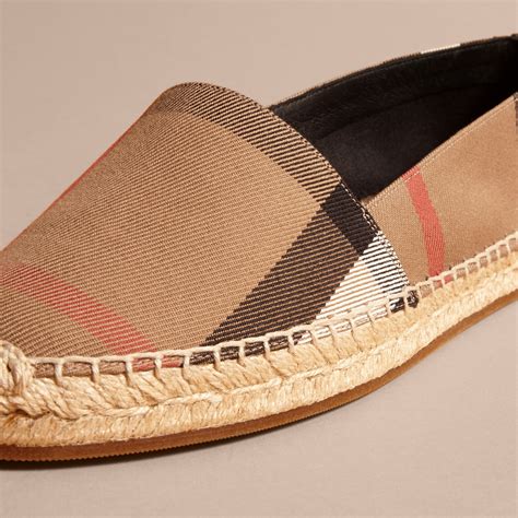 burberry women's espadrilles|Burberry slippers women's.